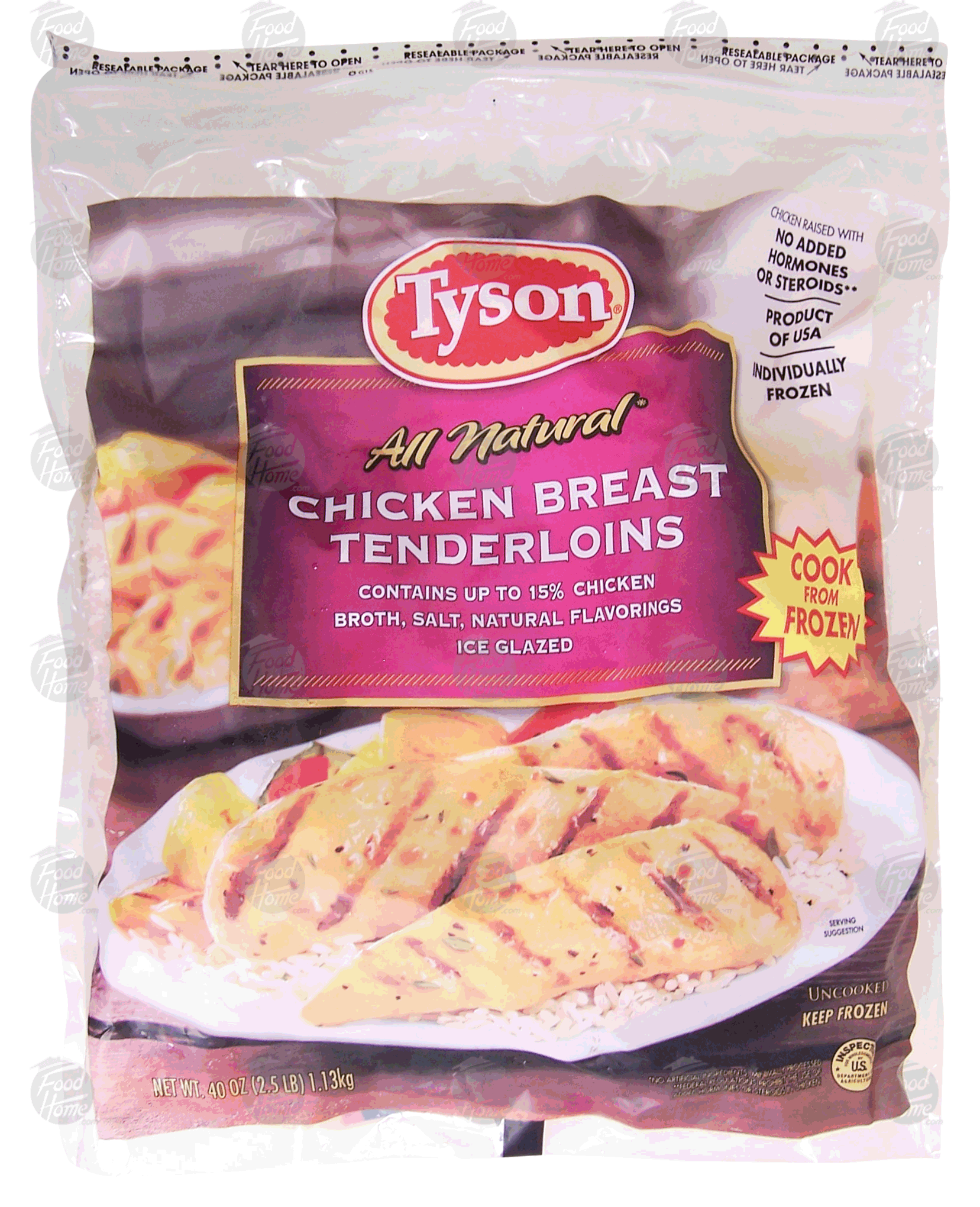 Tyson All Natural chicken breast tenderloins Full-Size Picture